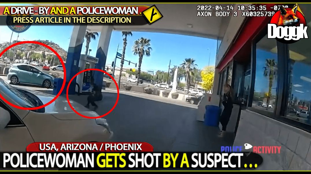 POLICEWOMAN GETS SHOT BY A SUSPECT.. (USA, ARIZONA / PHOENIX)