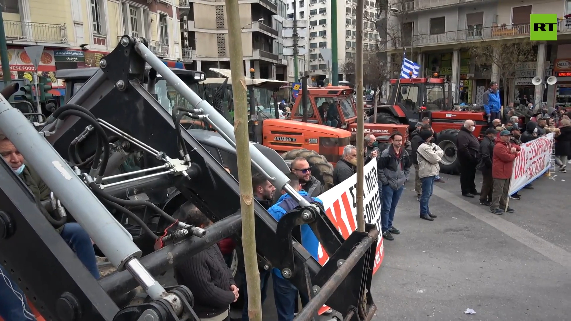 Hikes in production costs bring Greek farmers onto the streets of Athens