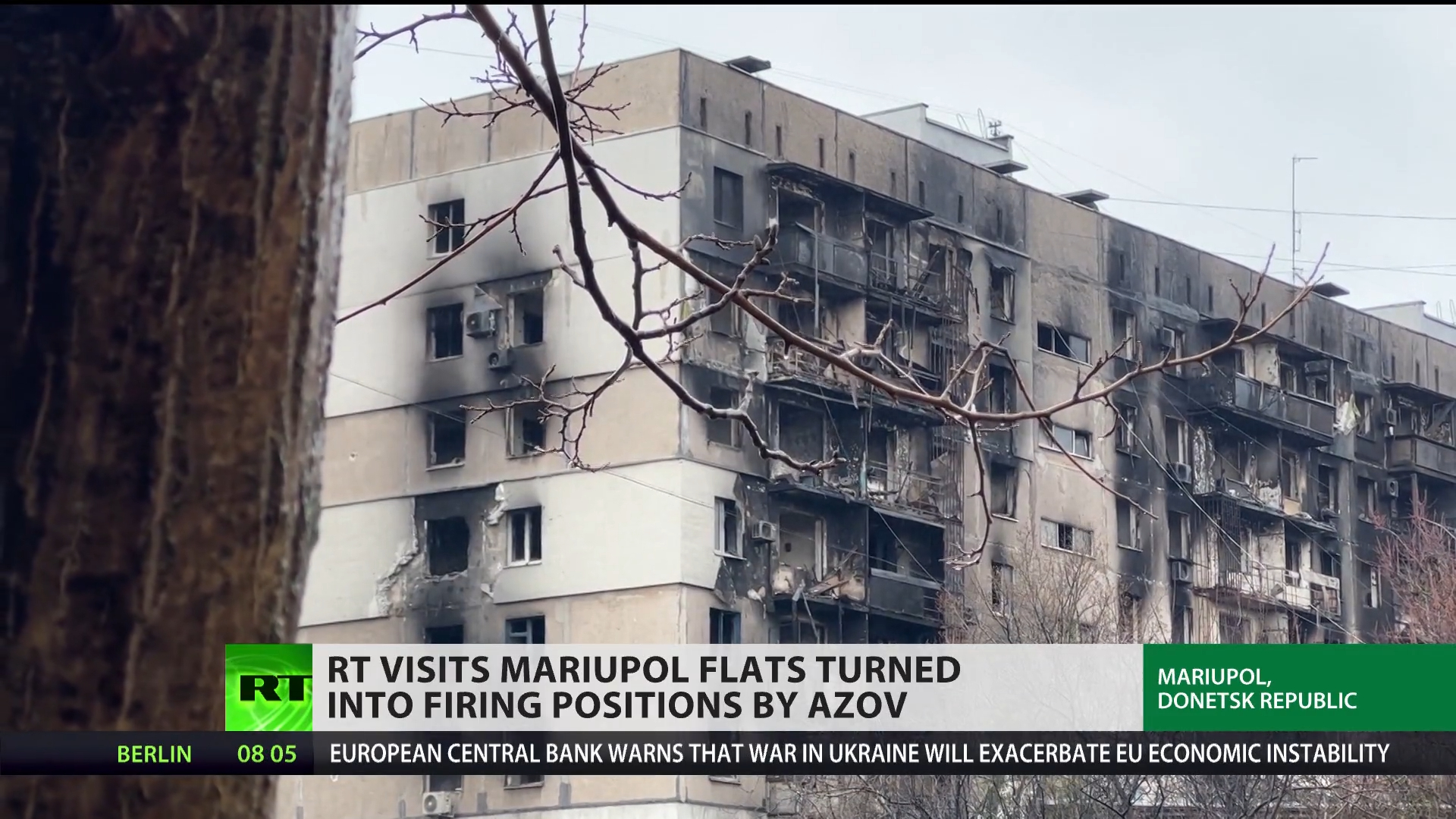 RT visits Mariupol apartments turned into firing positions by neo-Nazis