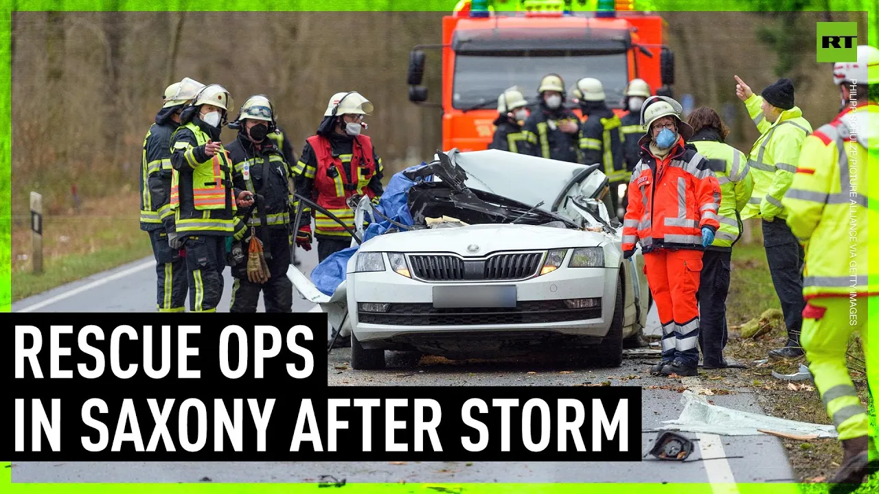 Rescue Ops Launched in Saxony After Storm