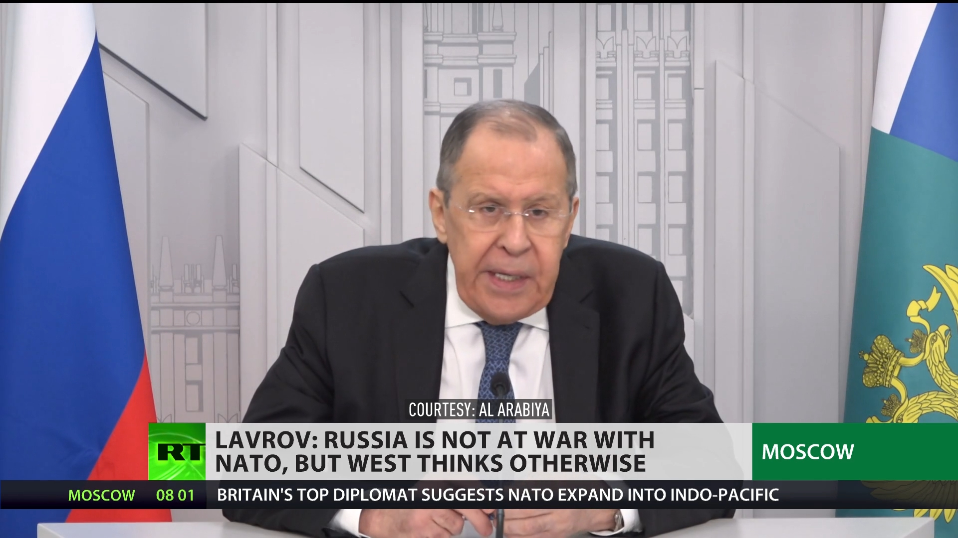 Russia is not at war with NATO, but the West thinks otherwise – Lavrov