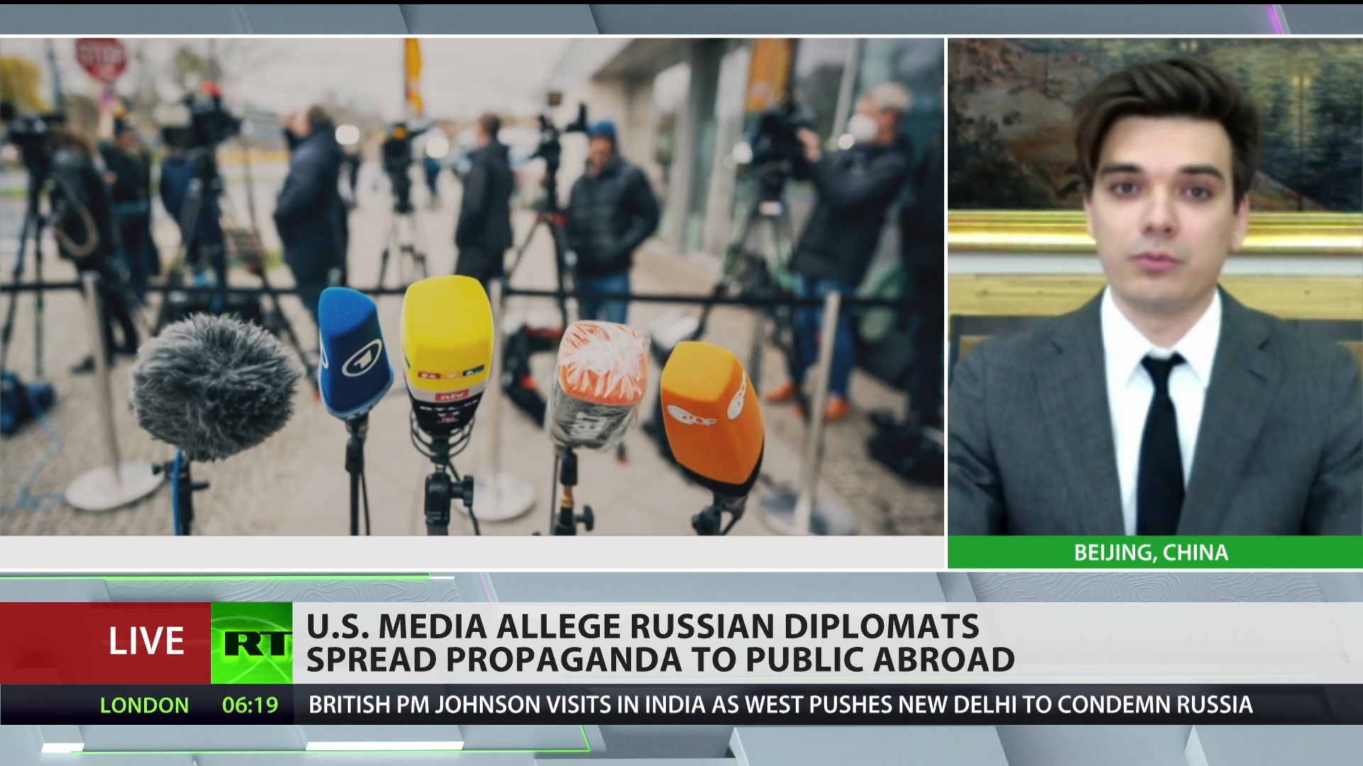 US media accuse Russian envoys of spreading propaganda