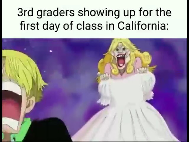 3rd Graders' First Day Of Public School In California