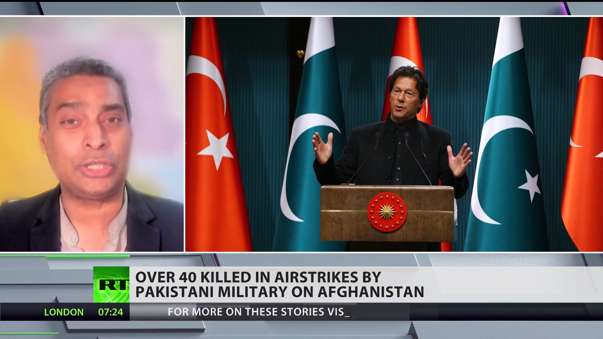 Pakistani airstrikes on Afghanistan leave over 40 dead