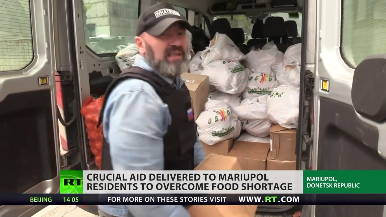 Mariupol citizens receive essential aid