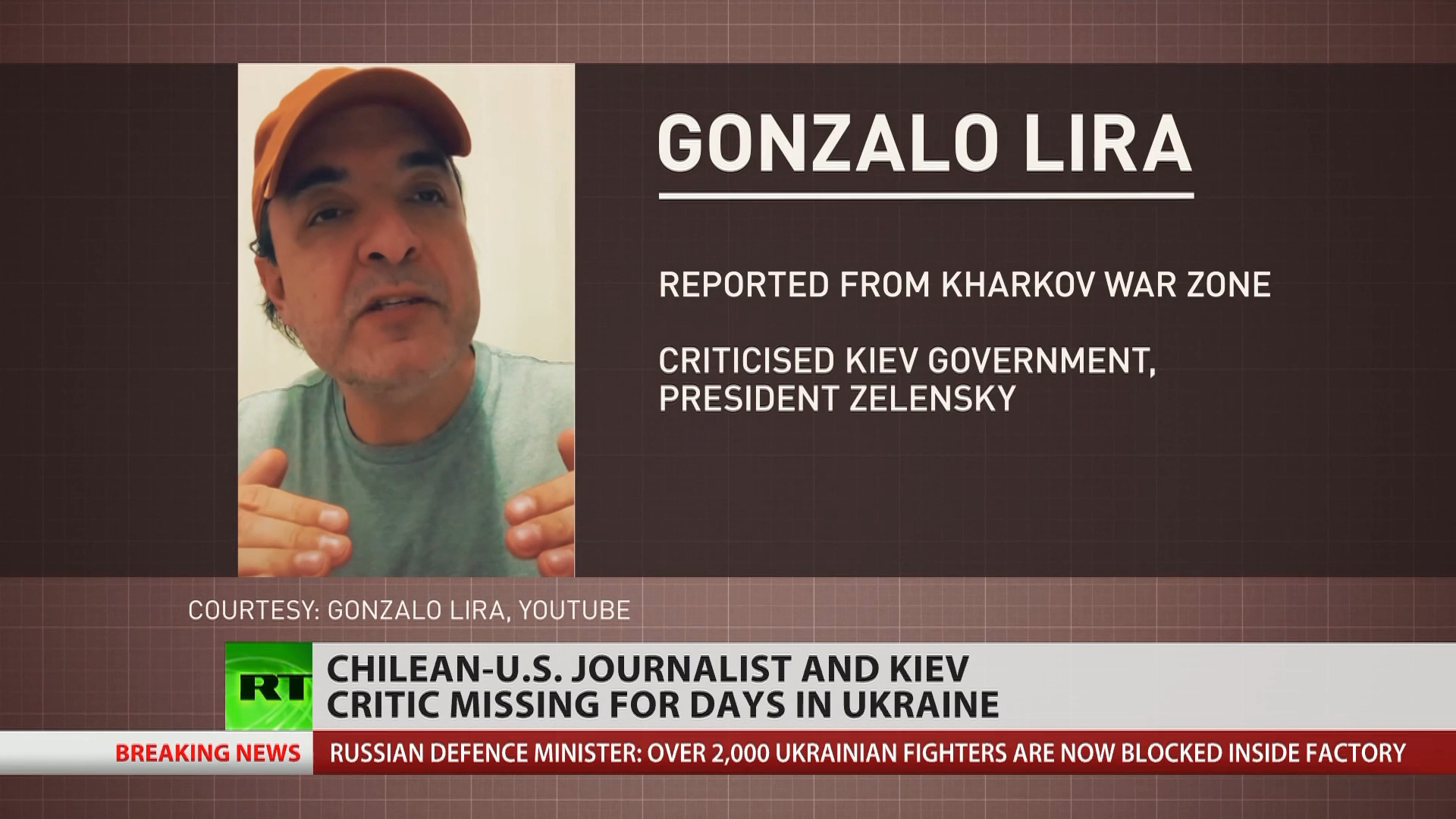 Kiev critic Gonzalo Lira missing for days in Kharkov