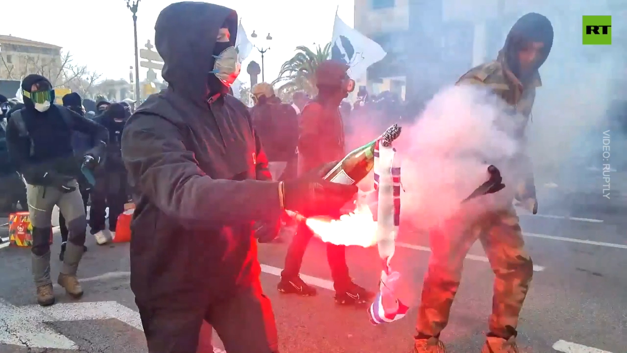 At least 15 injured in nationalist rally on Corsica