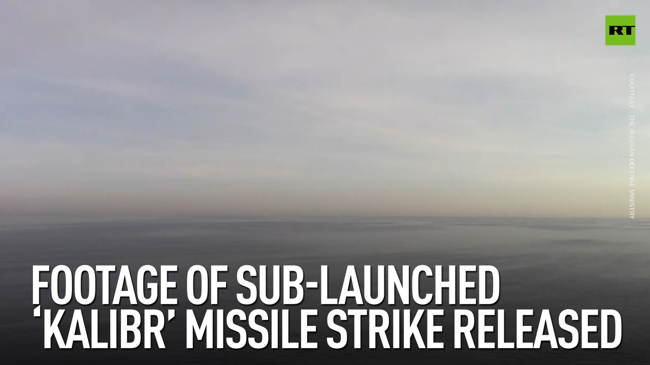 Footage of sub-launched ‘Kalibr’ missile strike released