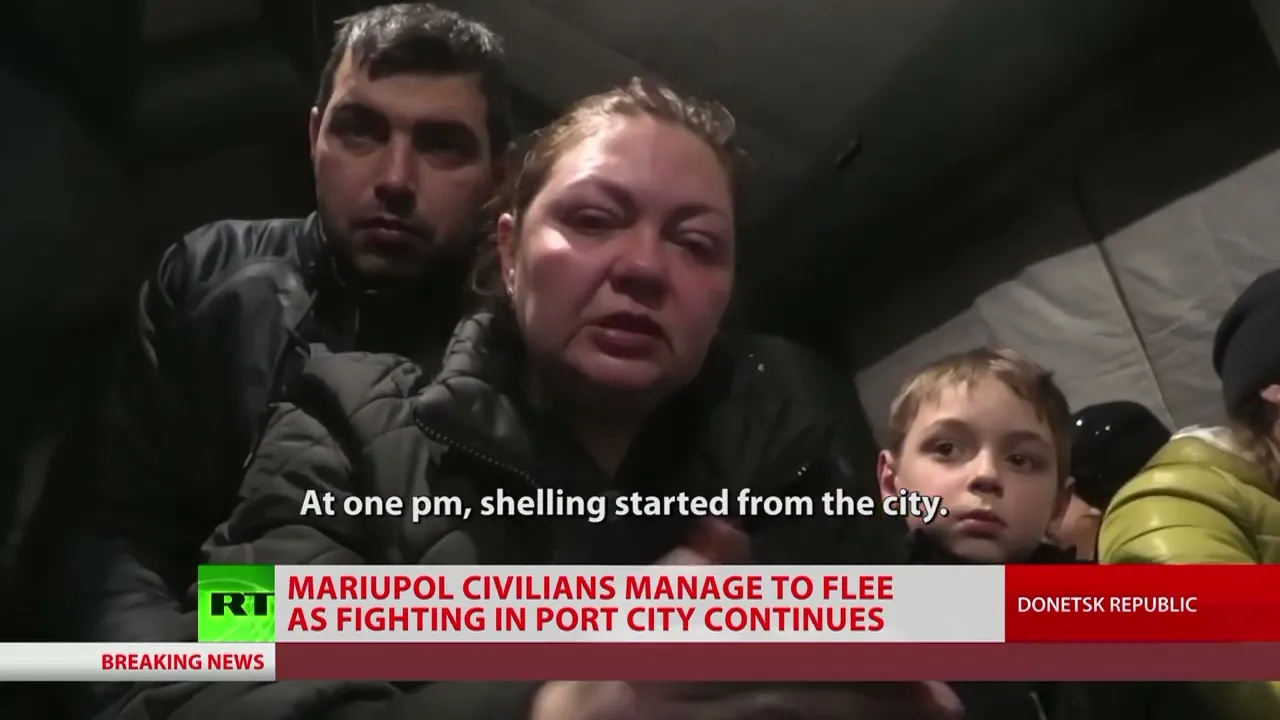 Mariupol residents reportedly used as human shields by Ukraine