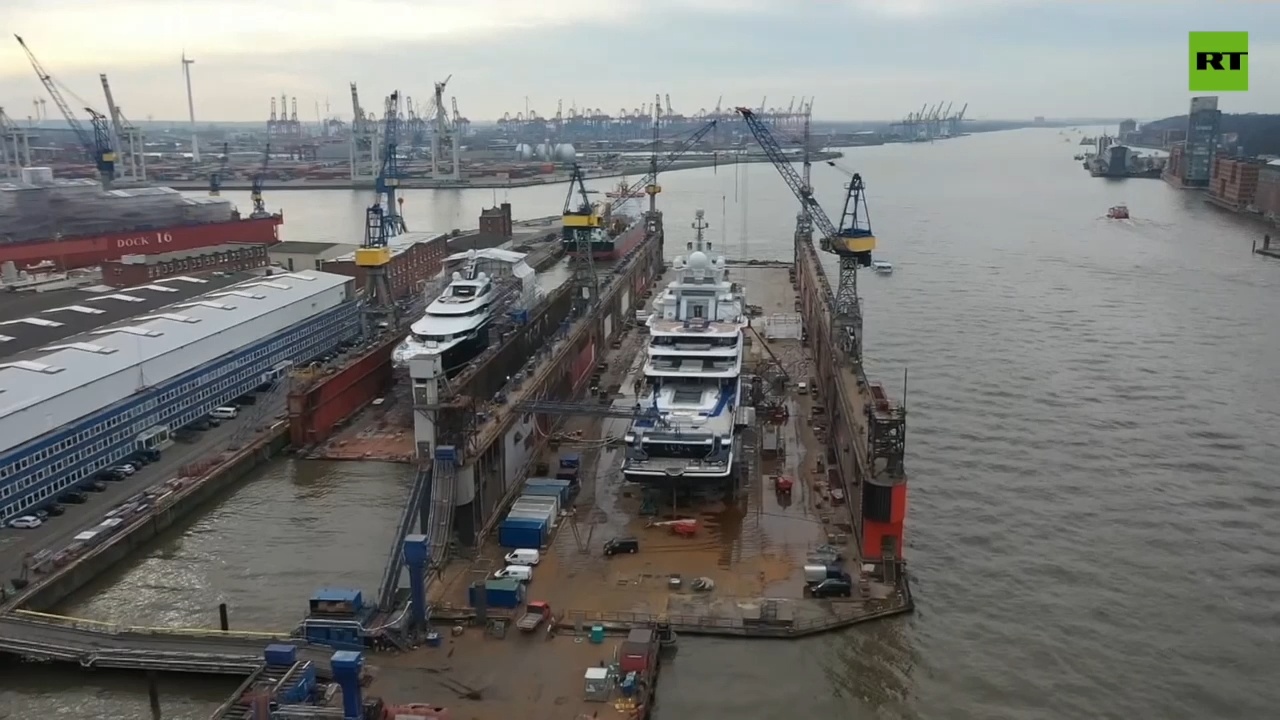 Germany seizes huge Russian-owned superyacht