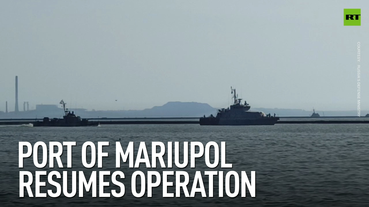 Port of Mariupol resumes operation