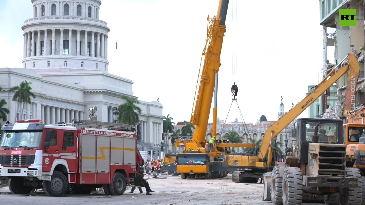 Reconstruction of Havana hotel underway after deadly blast