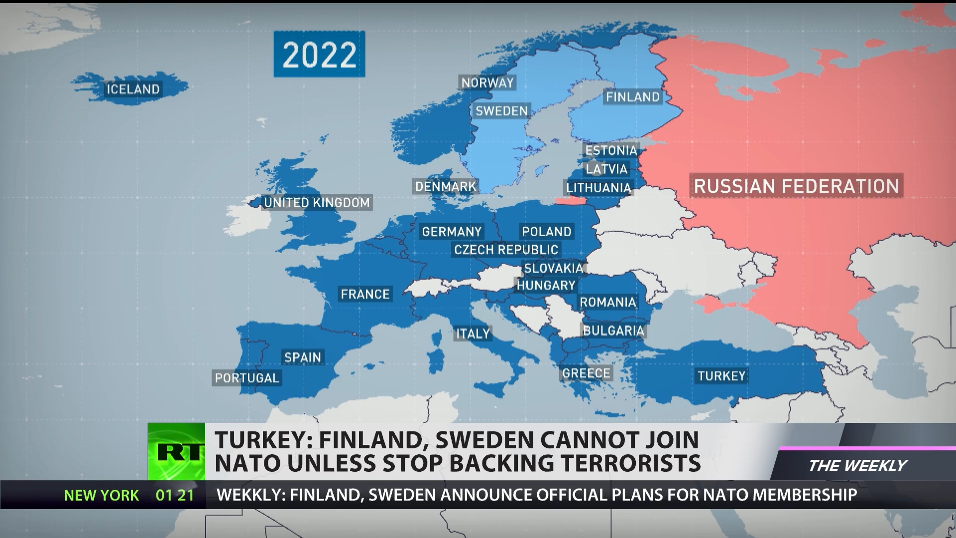 Turkey won’t approve Swedish, Finnish NATO bids unless they stop ‘backing terrorists’