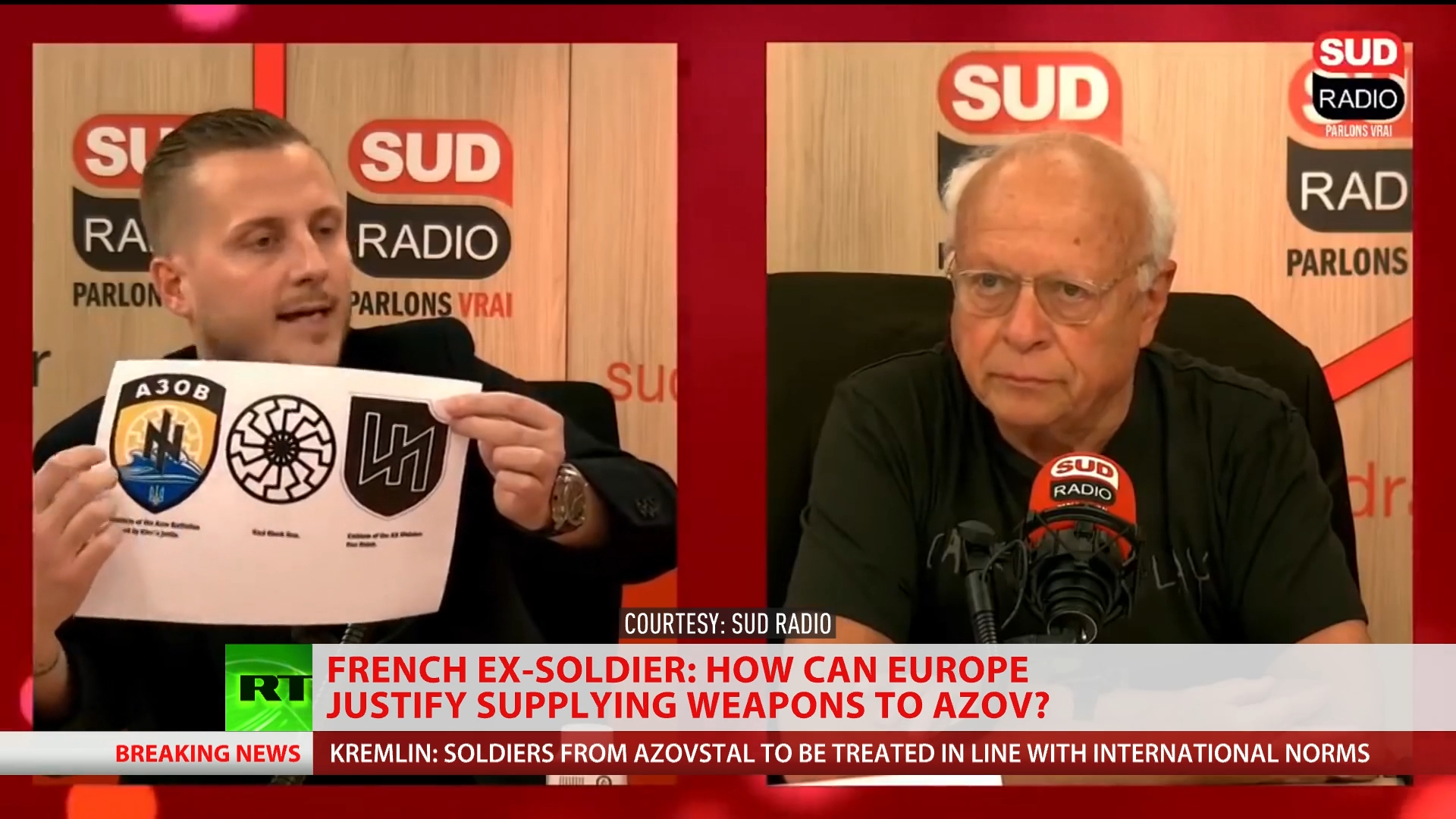 French ex-soldier back from Ukraine denounces his country's arming of Azov fighters