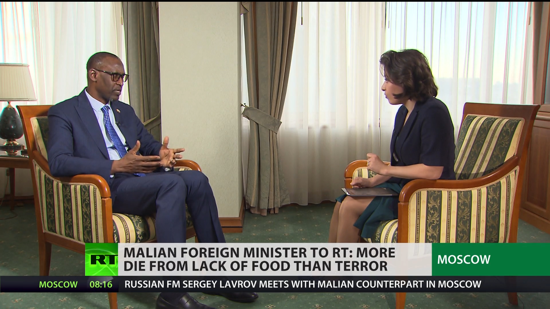 Sanctions are NOT a solution, Malian FM tells RT