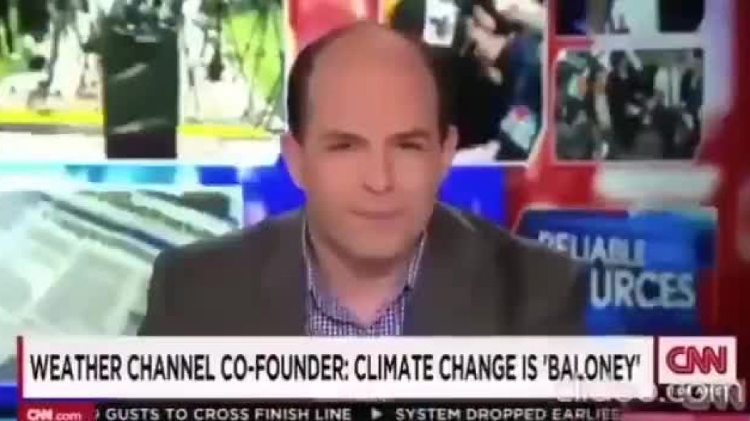 CNN Brian Stelter getting a lesson on "climate change"