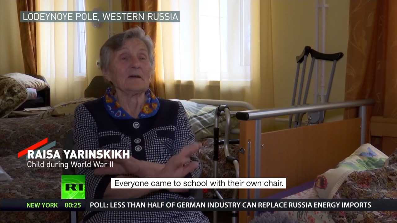 Mariupol refugee on life during conflict and early days of World War II