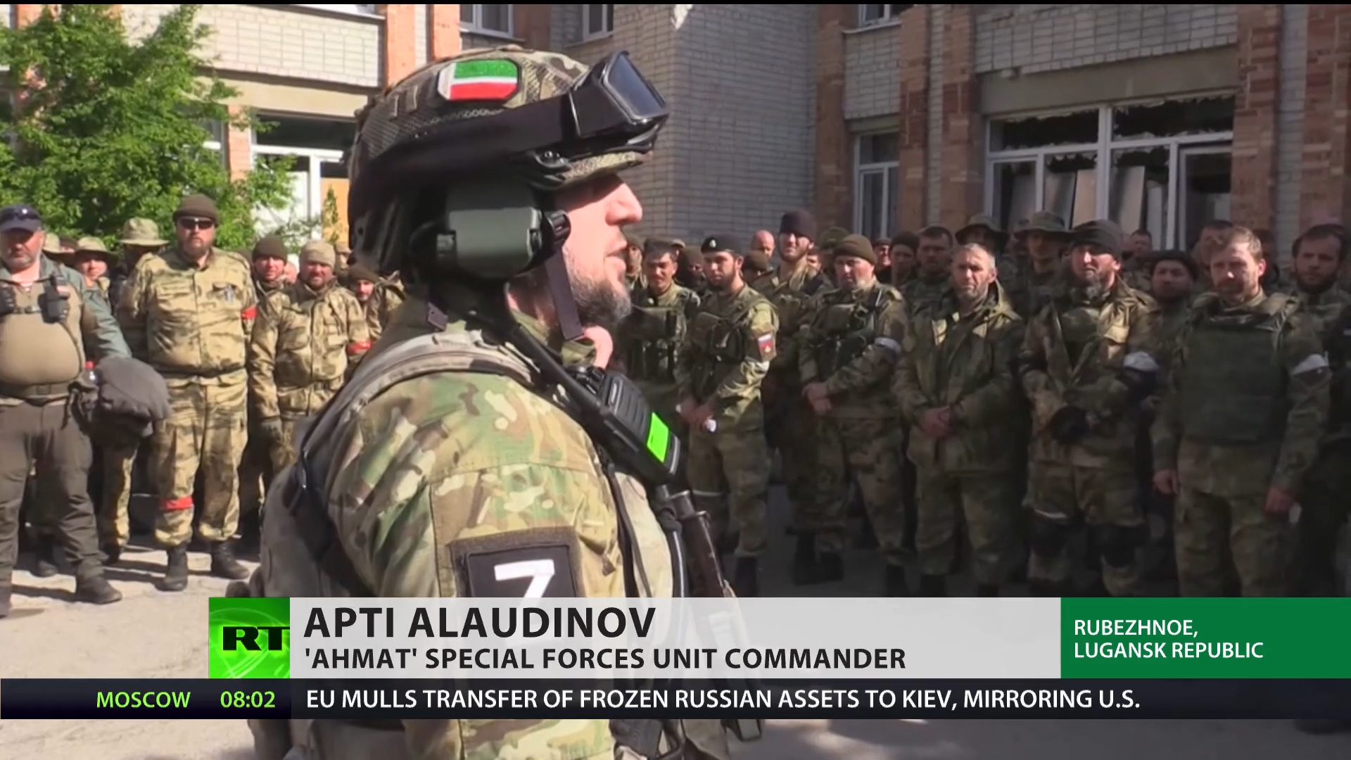 Volunteer fighters join Russian forces in LPR’s Rubezhnoe