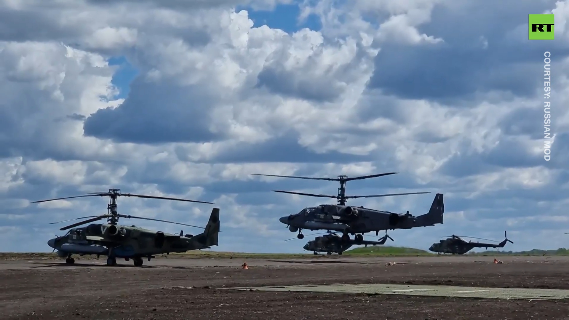 Russia's Mi-8 helicopters in action