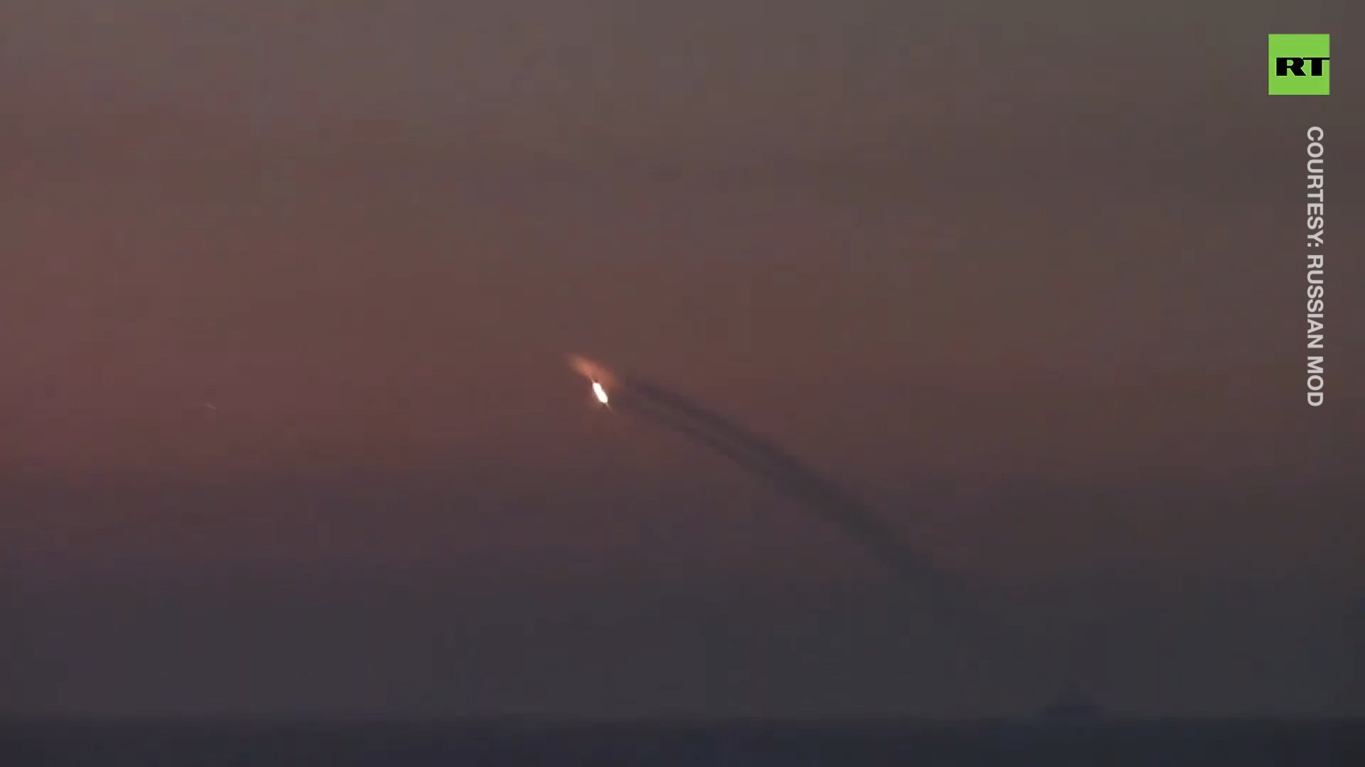 Kalibr missiles launch from Black Sea Fleet submarine