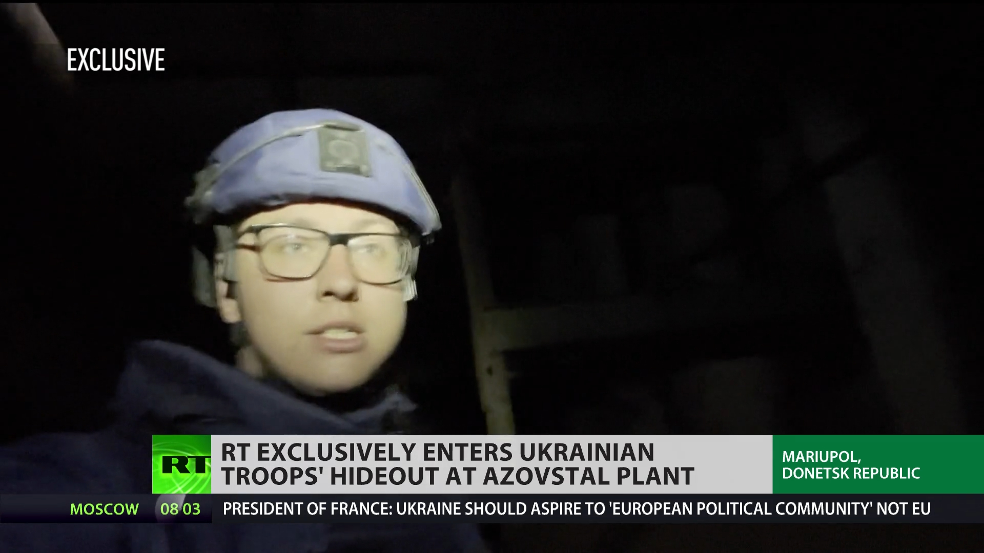 RT EXCLUSIVE | In the Ukrainian troops’ Azovstal steelworks hideout