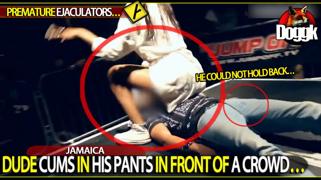 DUDE CUMS IN HIS PANTS IN FRONT OF A CROWD.. (JAMAICA) >> FUNNY !! <<