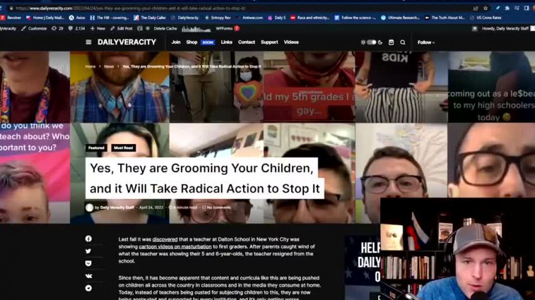 YES, THEY ARE GROOMING YOUR CHILDREN, AND ONLY RADICAL ACTION WILL STOP IT