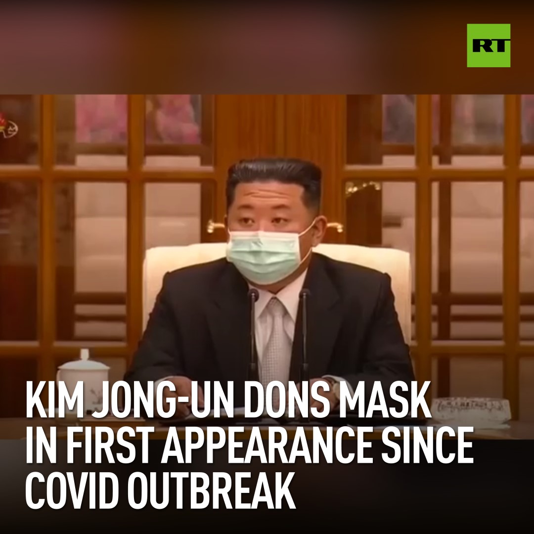 Kim Jong-Un dons mask in first appearance since Covid outbreak