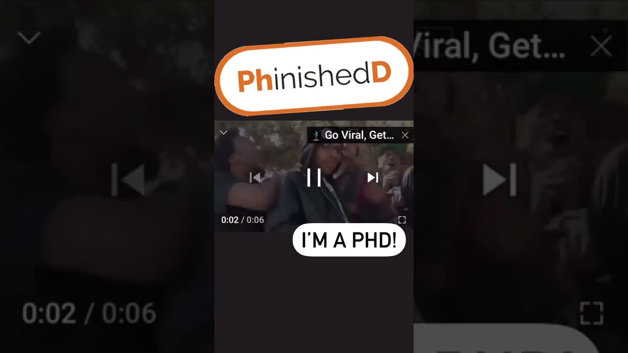 I'm a PhD