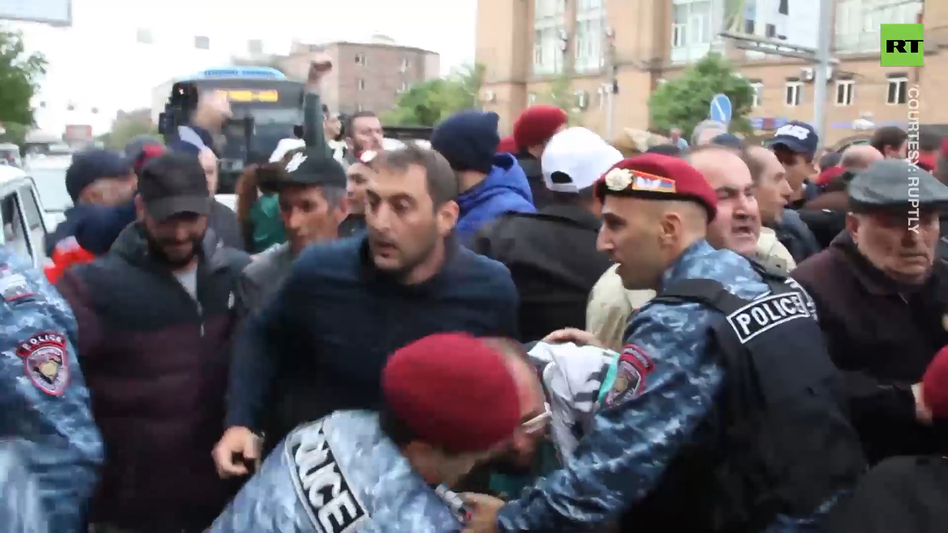 Scores of protesters detained in Armenia