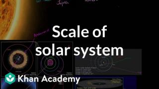 Video 02 out of 08 - Khan Academy - Astronomy - Scale of solar system