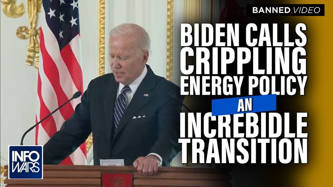 VIDEO: Biden Admits to Intentionally Cutting Off US Energy to Trigger ' An Incredible Transition'