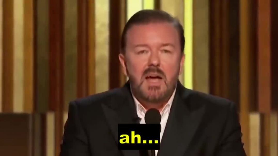 Ricky Gervais humilha Hollywood - LEGENDADO