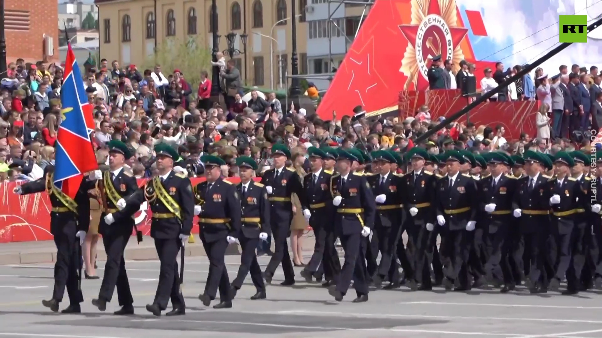 Victory Day celebration in Volgograd and Sevastopol