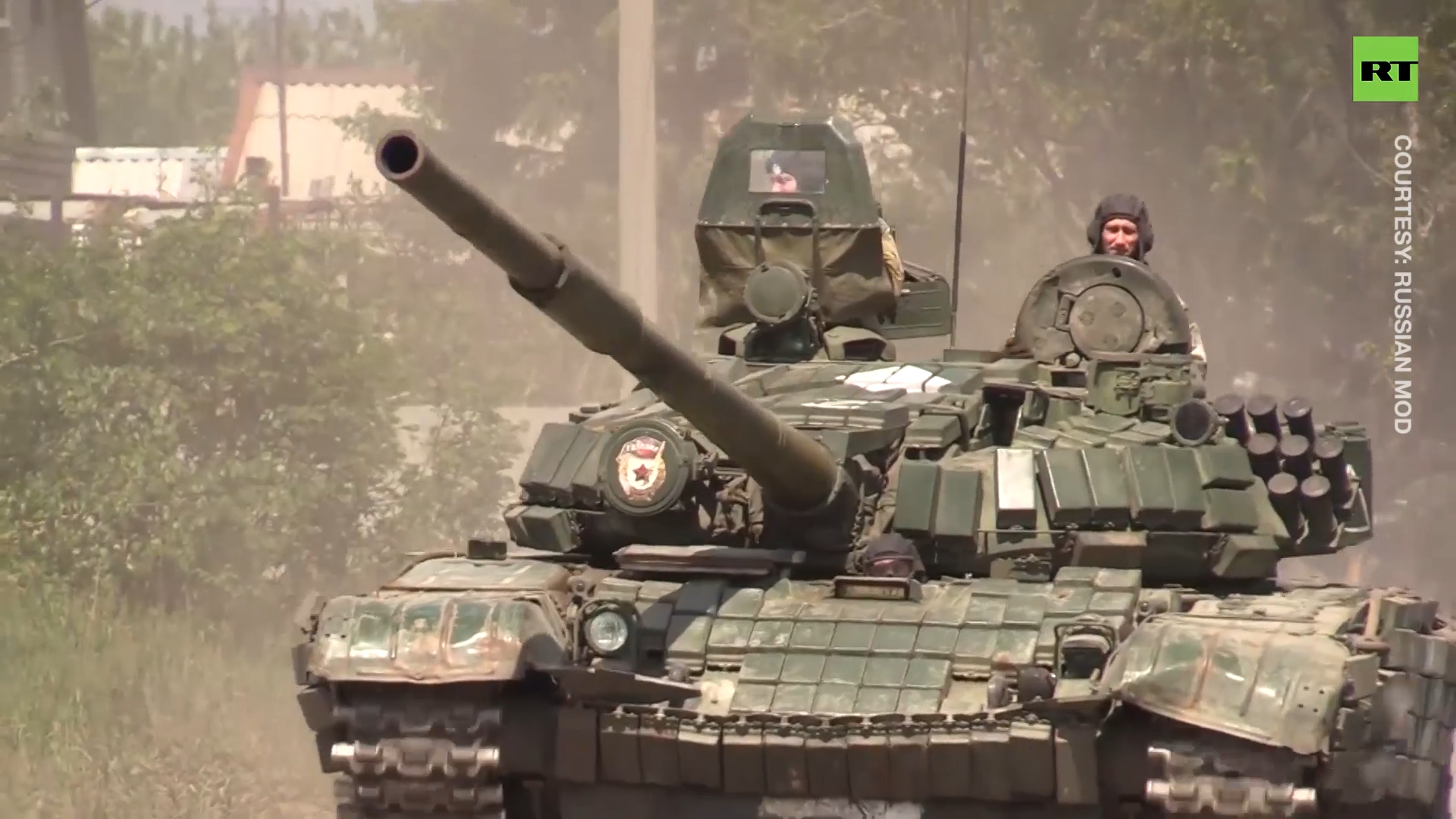 'Somali' battalion tank crew in action