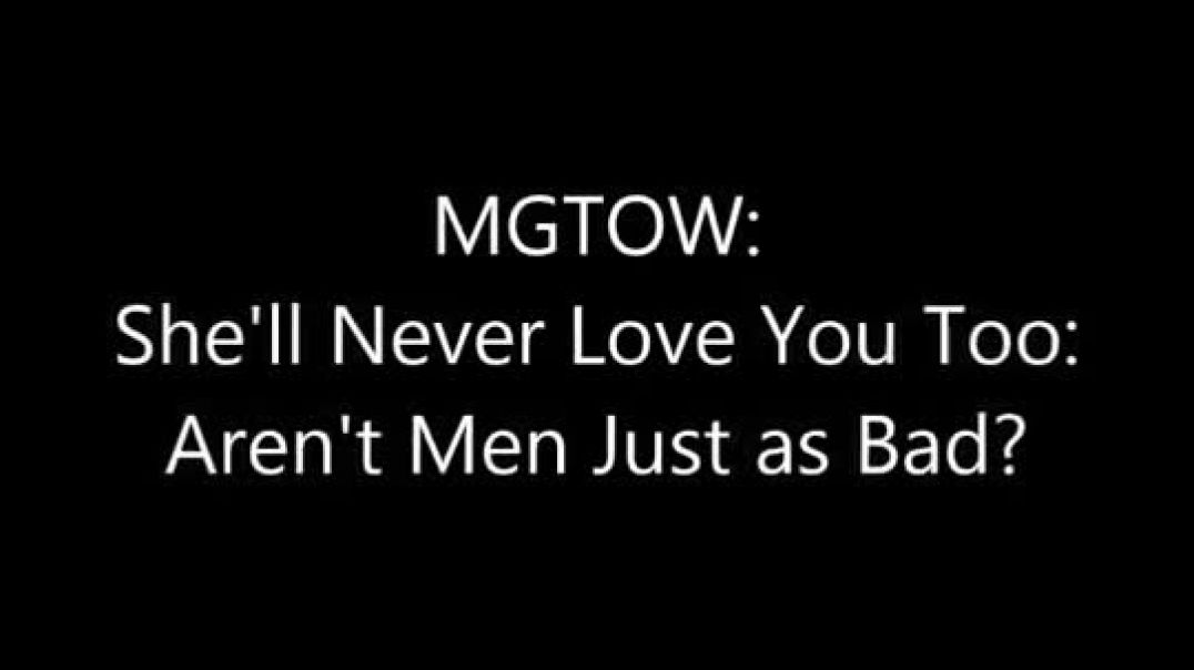 MGTOW - She'll Never Love You Too Aren't Men Just as Bad (Turd Flinging Monkey Reupload)