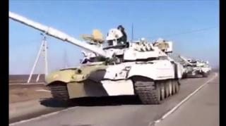 45 Russian white tanks headed for Ukraine