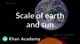 Video 01 out of 08 - Khan Academy - Astronomy - Scale of earth and sun