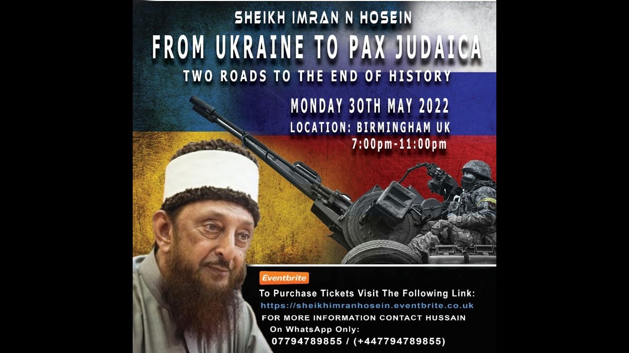 Very Important Lecture In Birmingham - BUY TICKETS NOW 30/05/2022