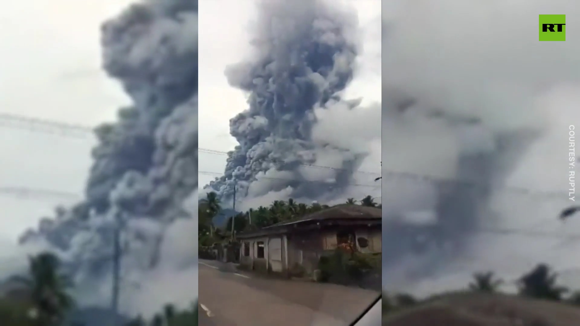 Massive ash cloud over eastern Philippines as Bulusan volcano erupts