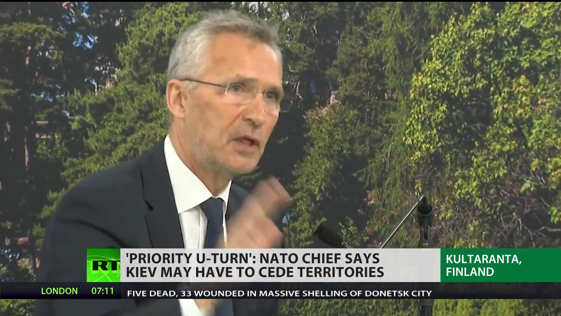 Kiev may have to cede territories to strike peace deal – NATO's Stoltenberg