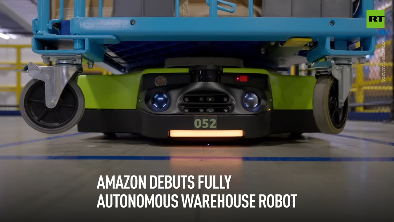 Amazon debuts fully autonomous warehouse robot