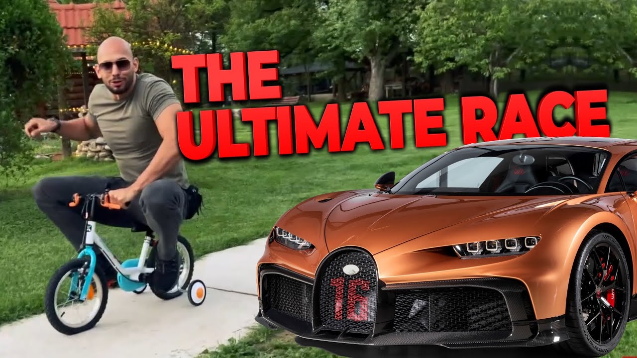 BUGATTI CHIRON VS TRICYCLE | Tate Confidential Ep.148