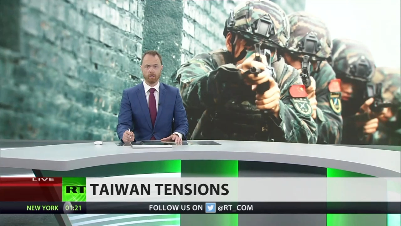 China strengthens military over Taiwan tensions