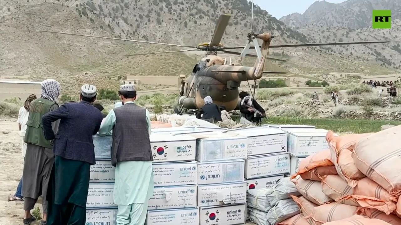 Aid delivered in Afghanistan following deadly earthquake