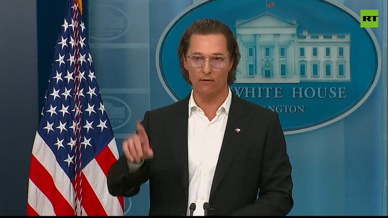 Matthew McConaughey McConaughey visits the White House to talk about Uvalde shooting