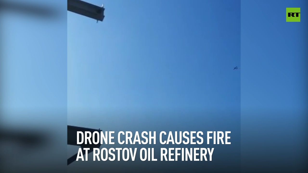 Fire at oil refinery in Russia’s Rostov Region after alleged Ukrainian drone strike