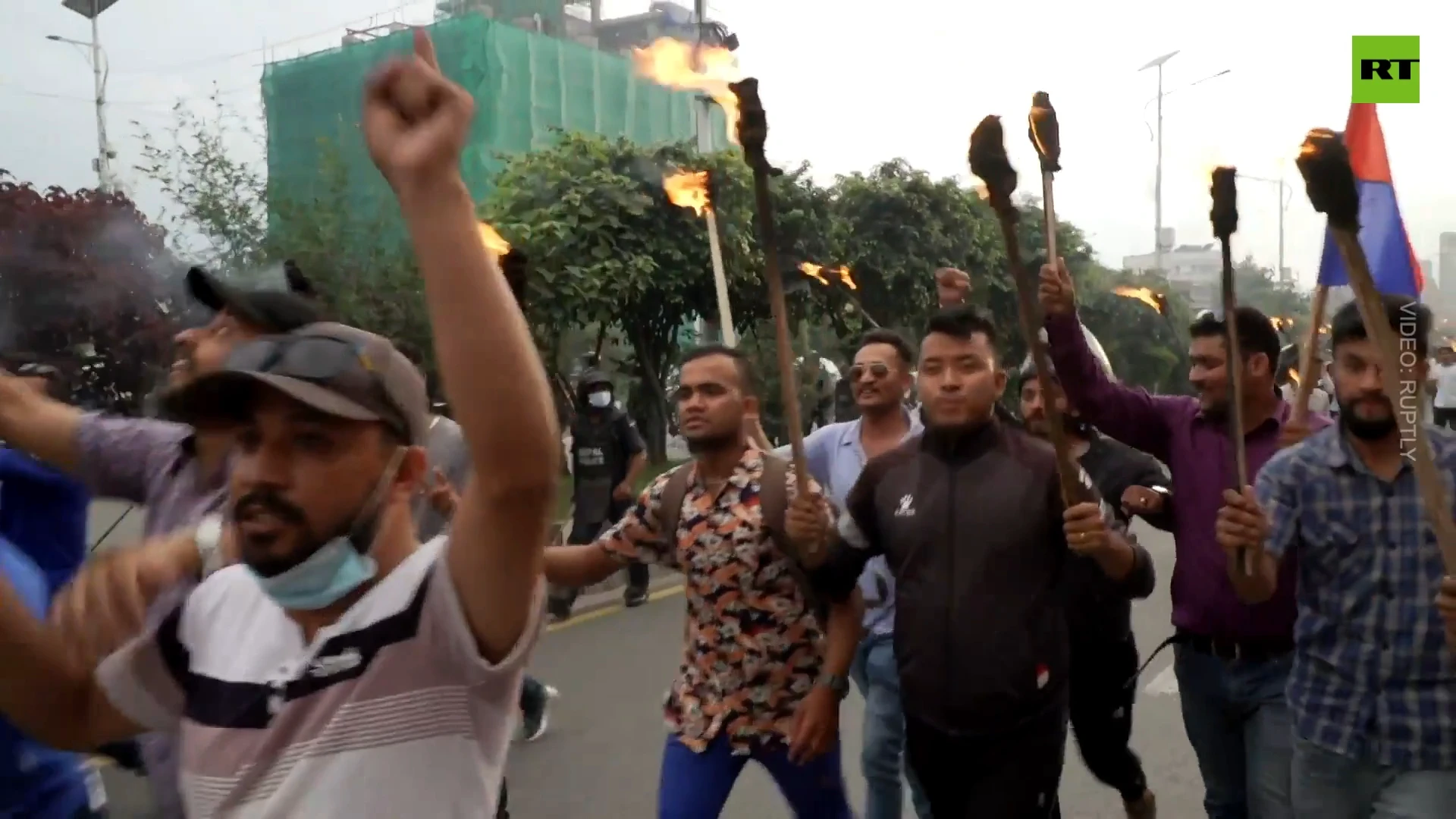 Clashes erupt at fuel price protest in Nepal