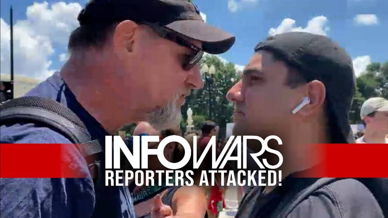 Emergency Saturday Broadcast! Leftist Mob Attacks Infowars Reporters In Front