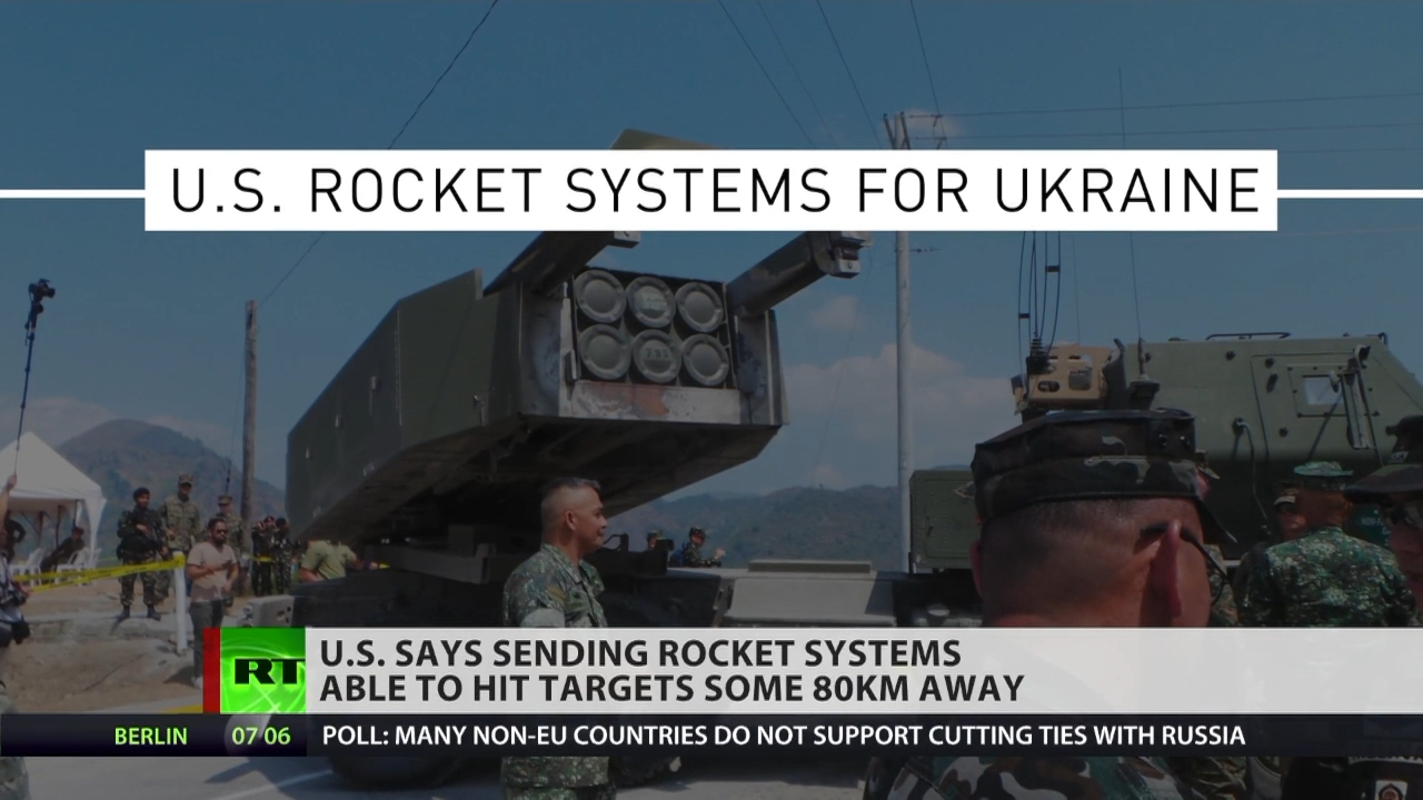 US to send rocket systems to Ukraine